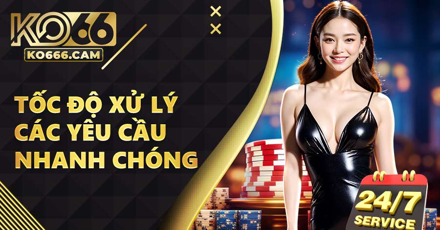 Tốc độ xử lý của hệ thống rất nhanh gọn